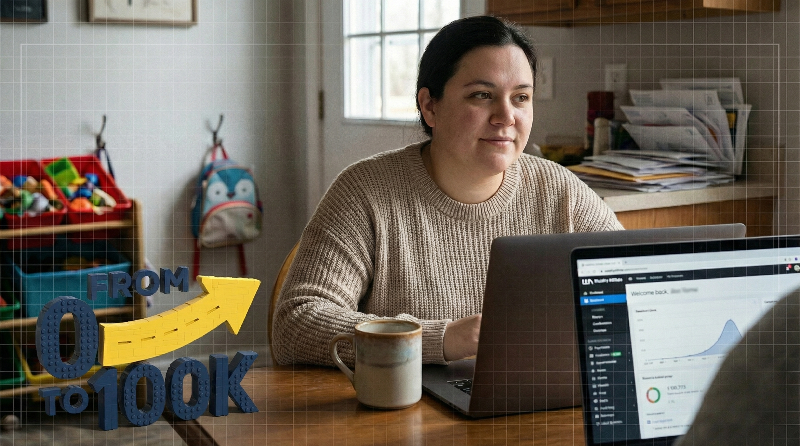 Stay-at-home parents second income blueprint hero image