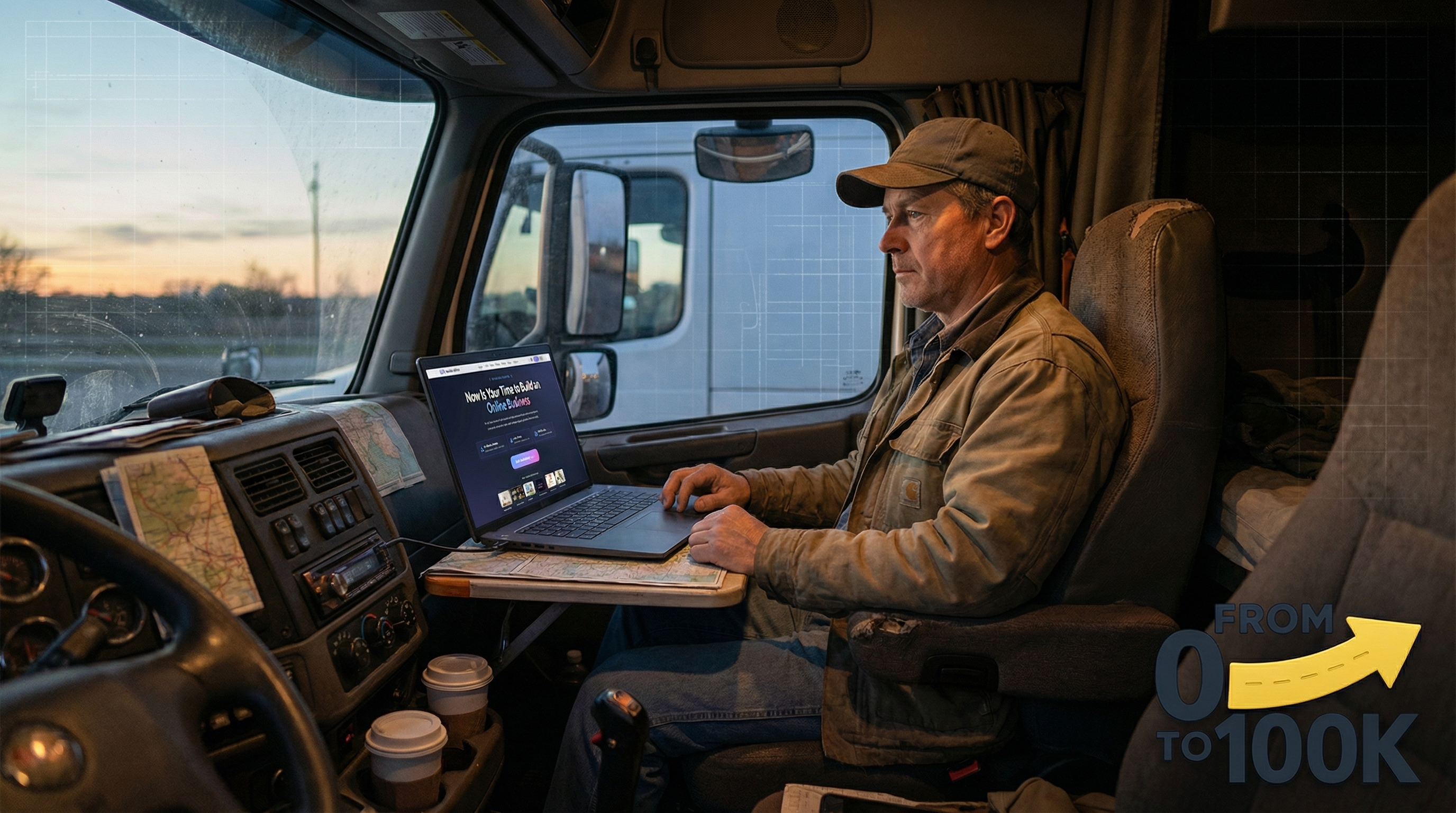 Truck Driver second income blueprint hero image