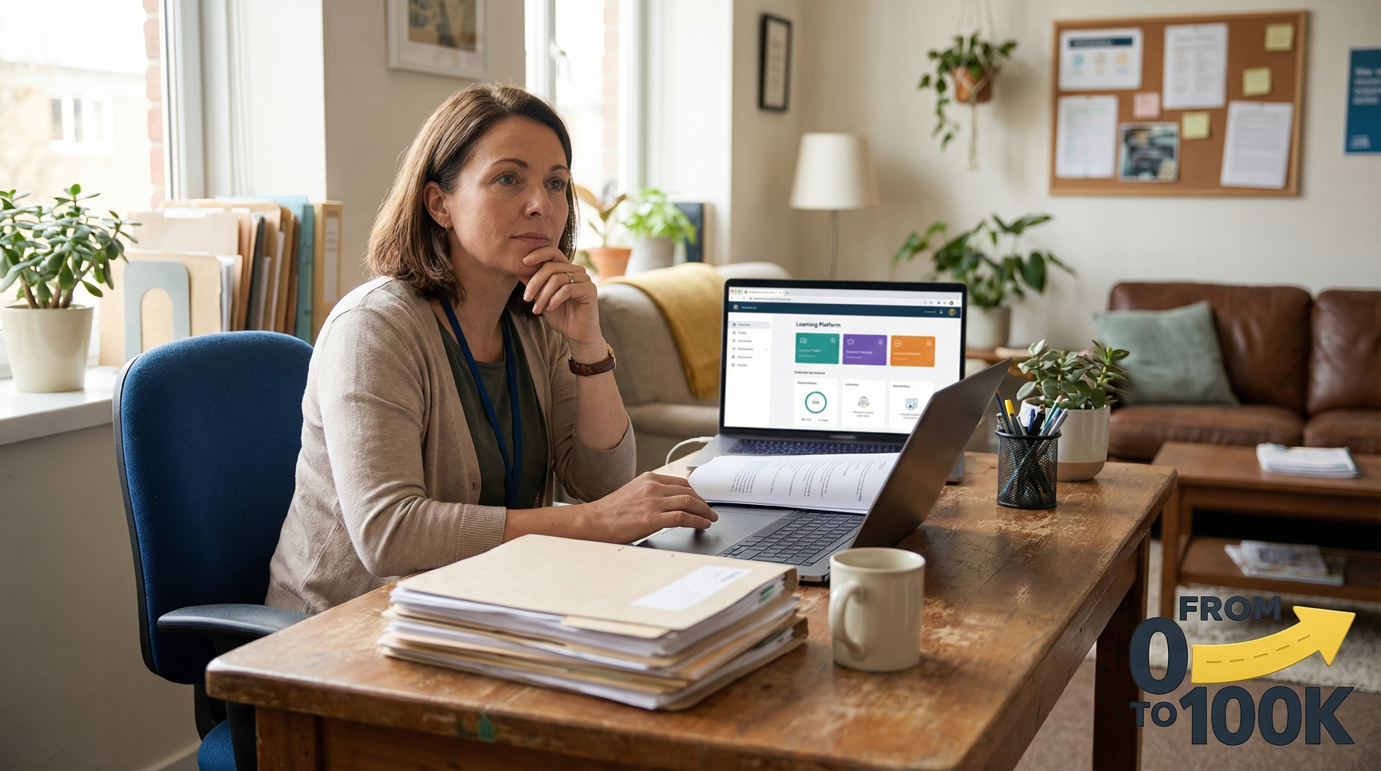 Social worker second income blueprint hero image