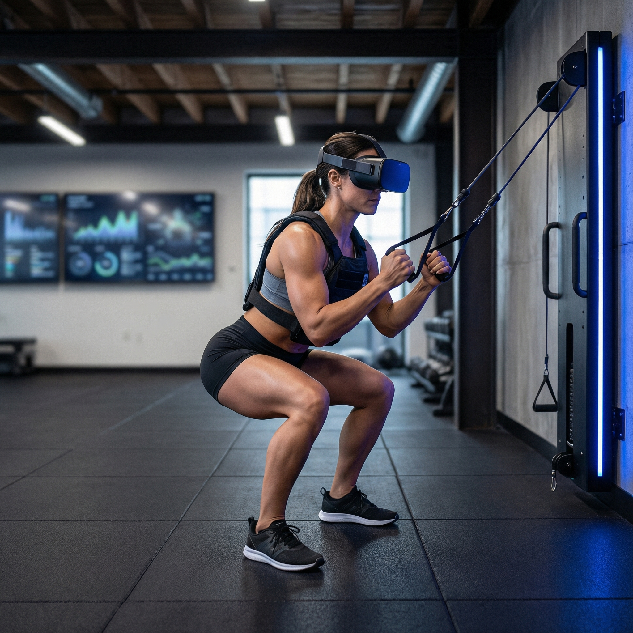 Strength training VR workout