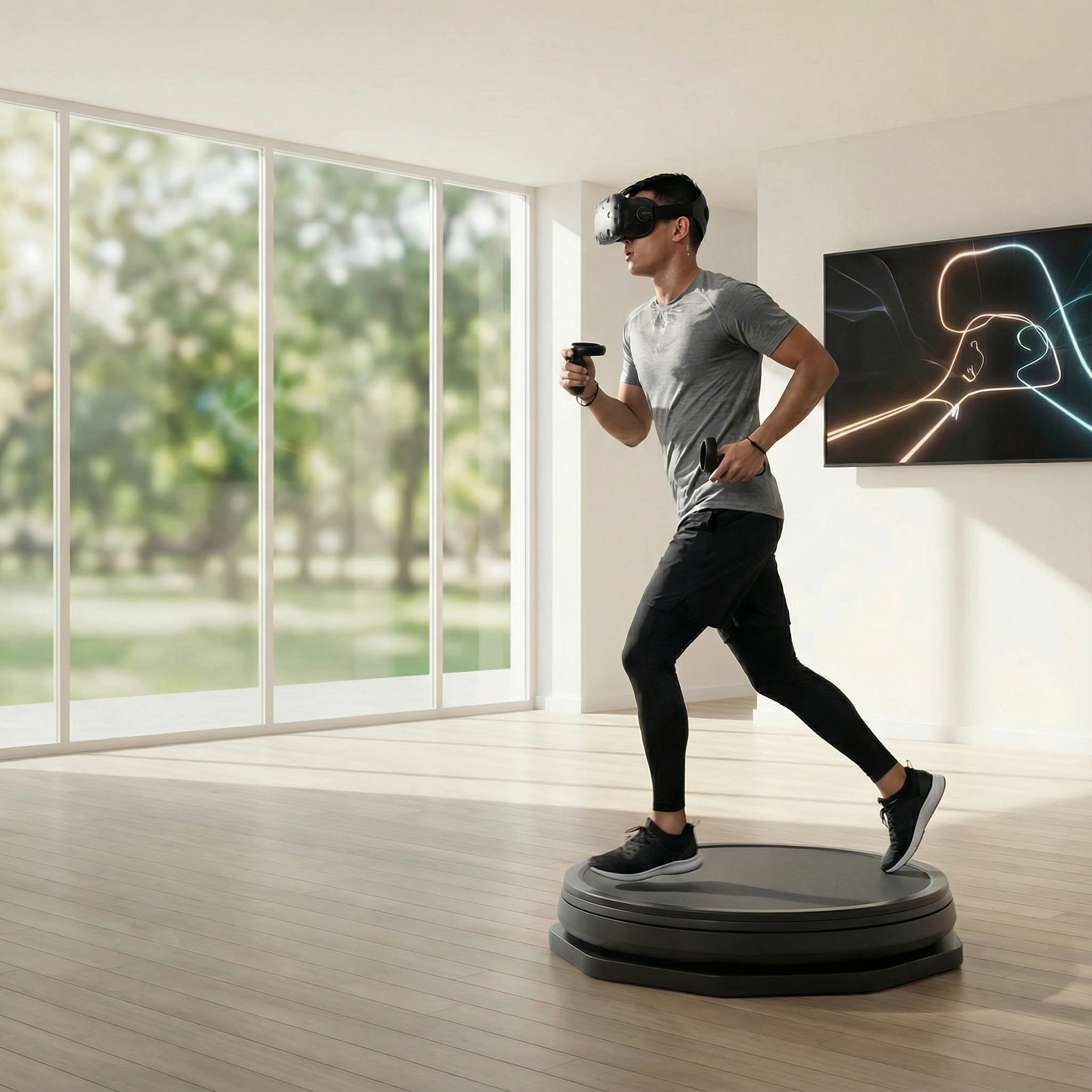 Endurance cardio VR workout