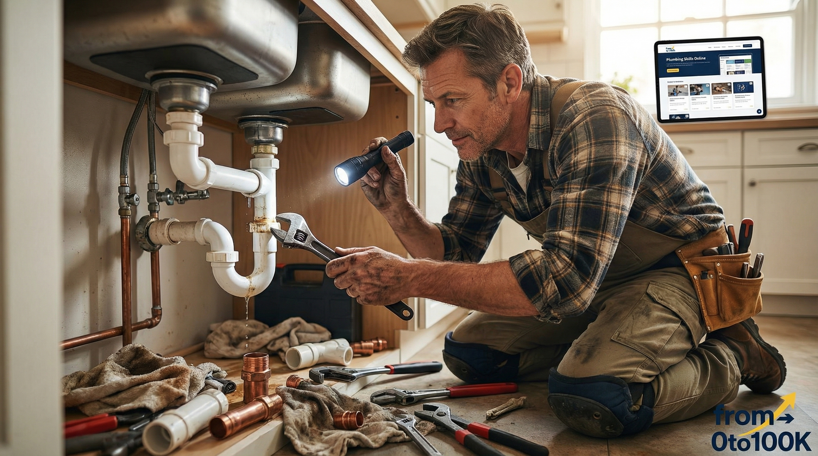 Plumbers second income blueprint hero image