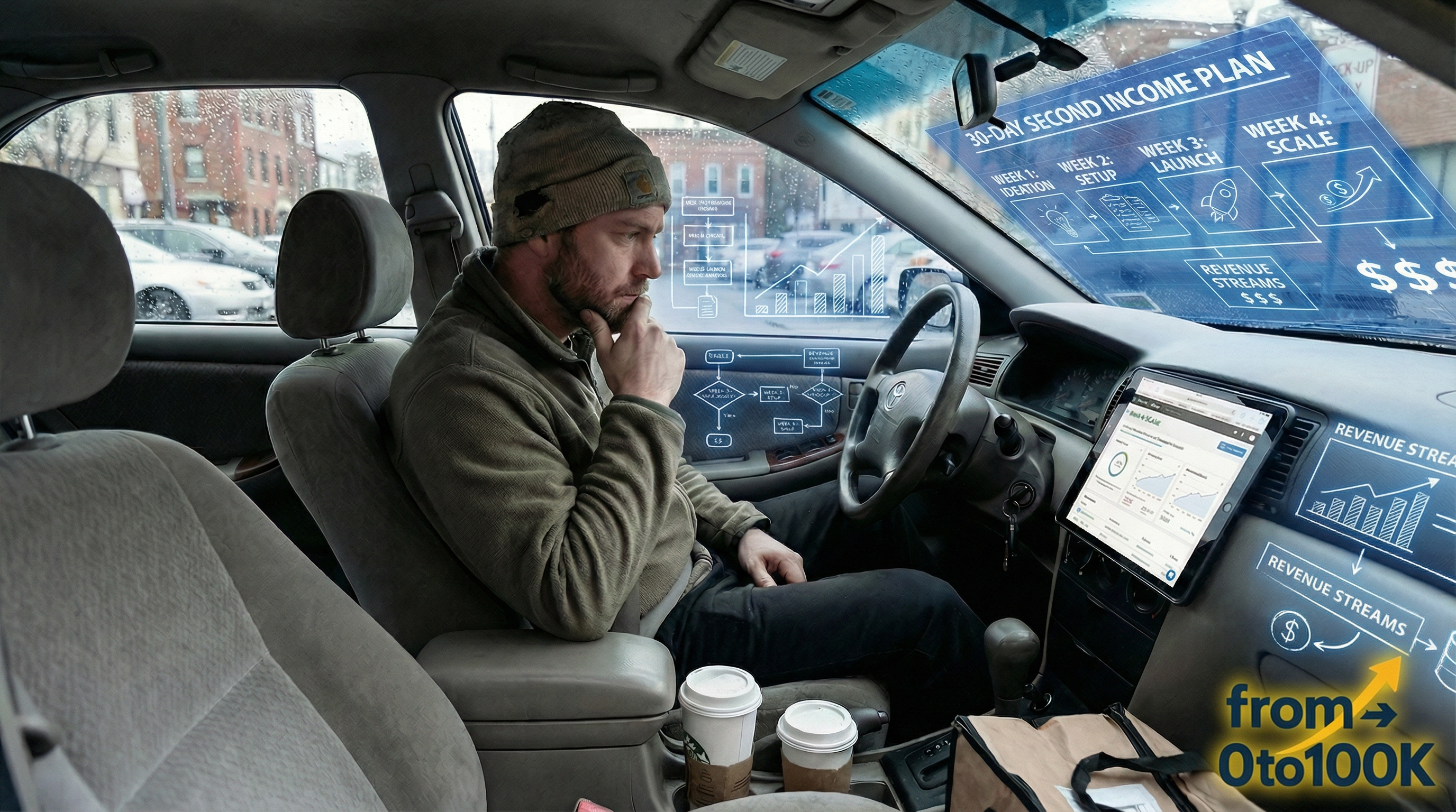 Gig drivers second income blueprint hero image