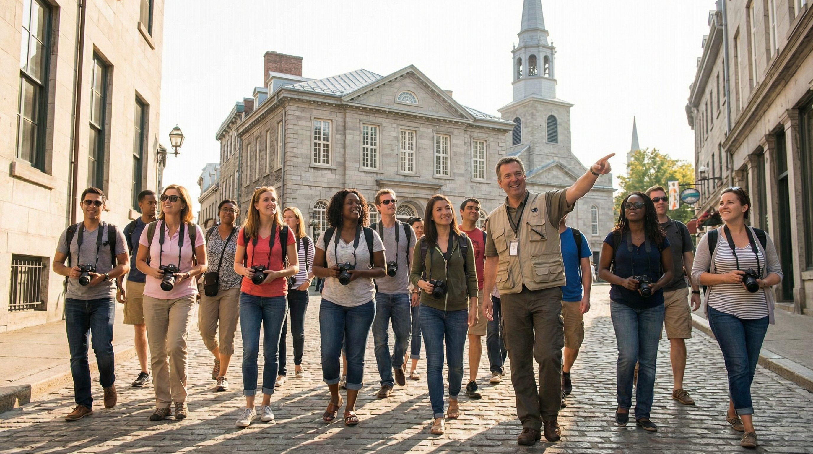 Guided city tour experience for international travelers