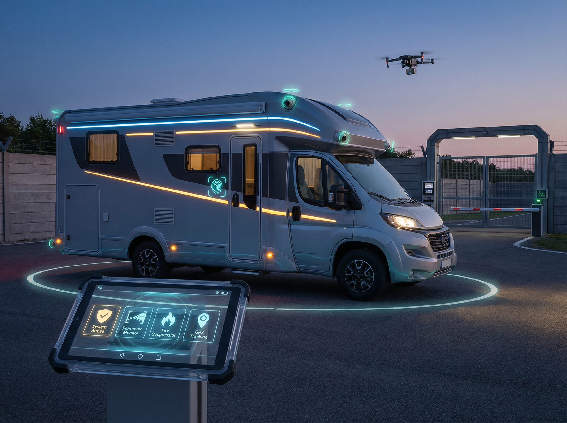 RV safety and security technology upgrades