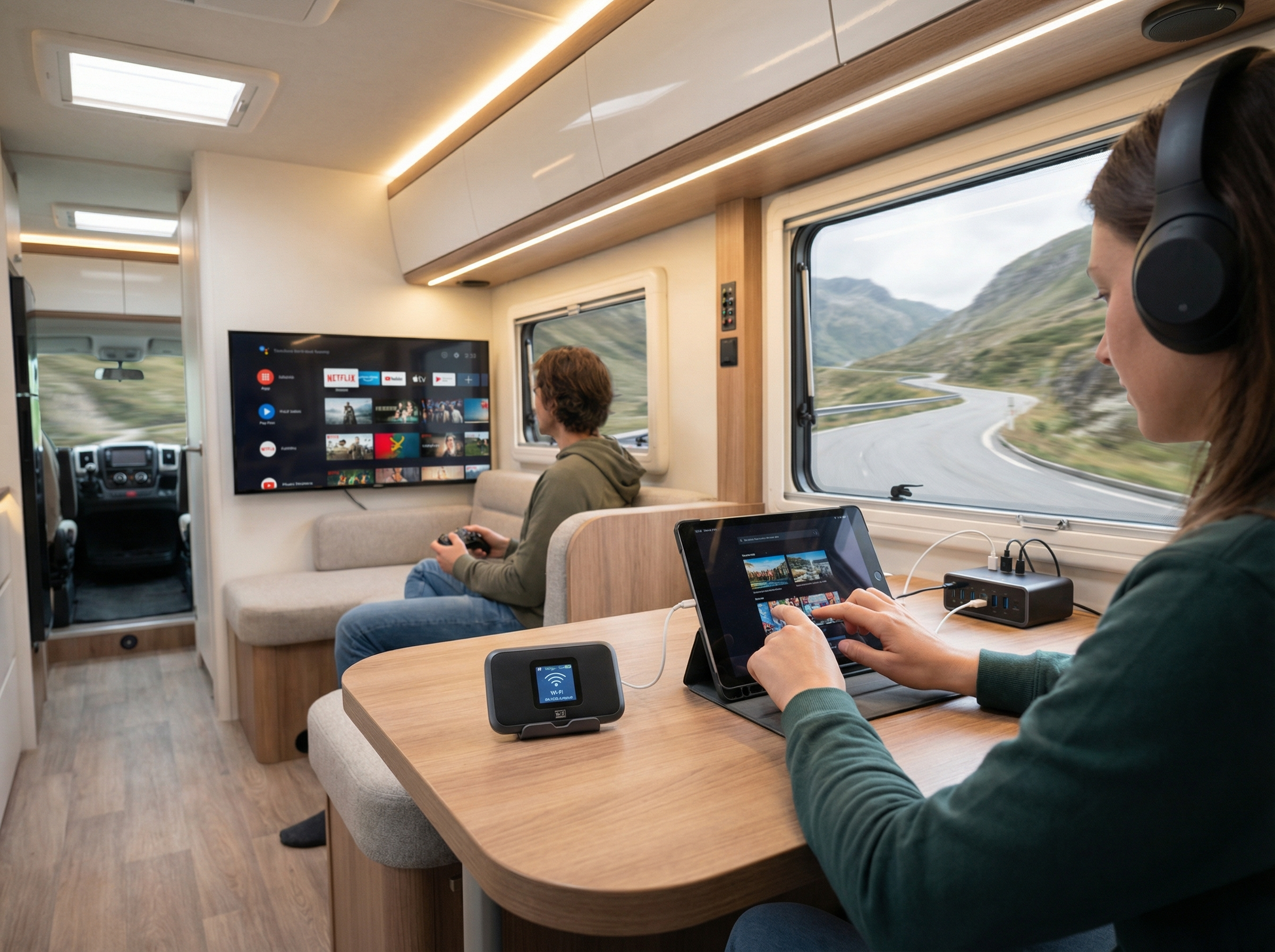 RV connectivity and entertainment upgrades