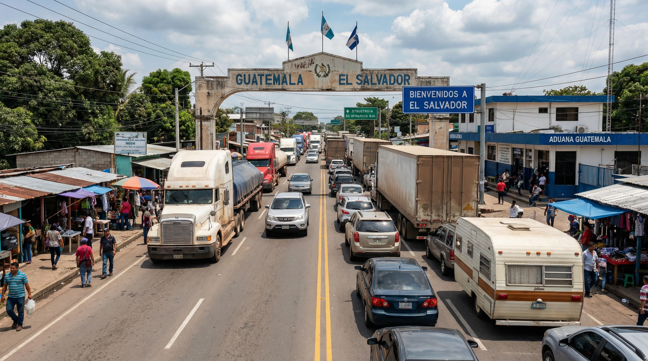 Guatemala to El Salvador RV border crossing guide 2026