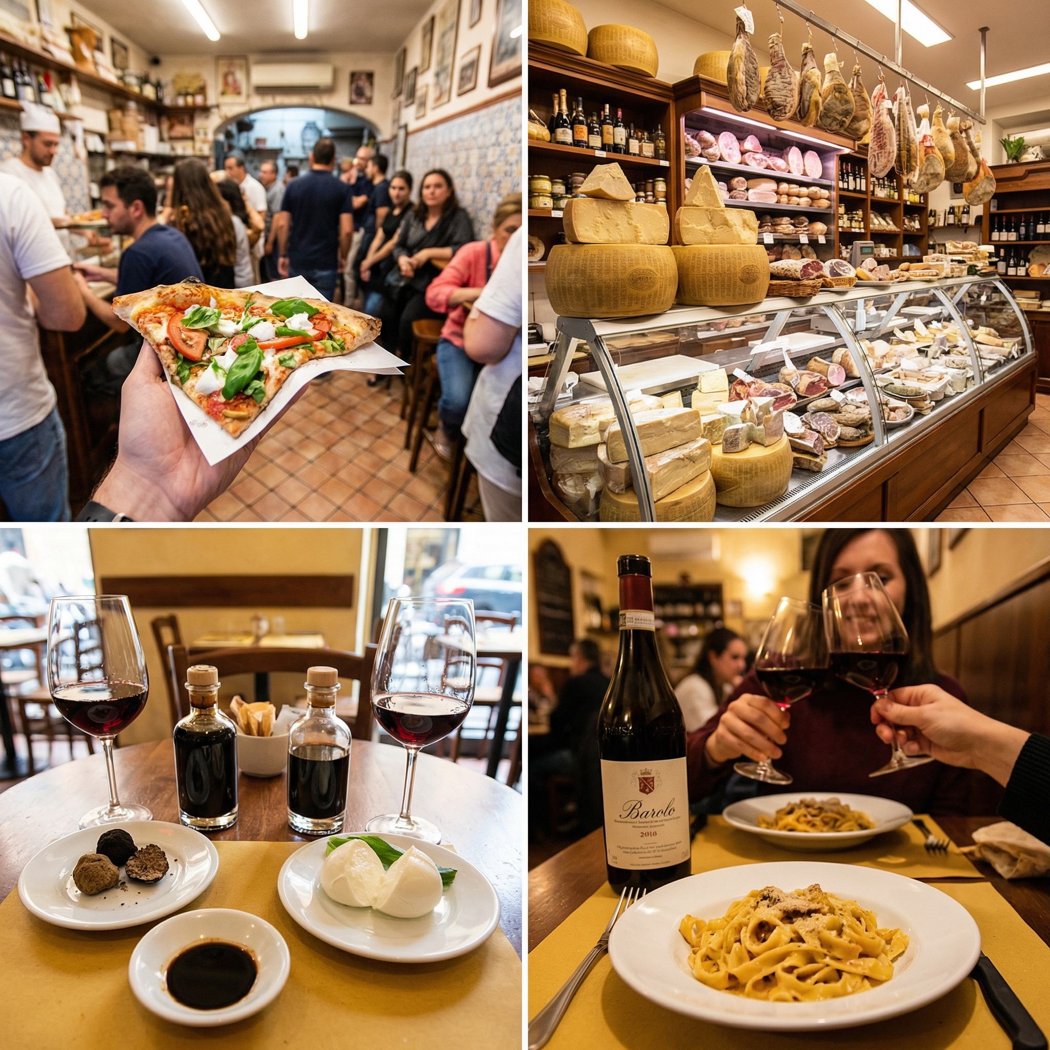 Rome food tour experience with tastings and fine wine