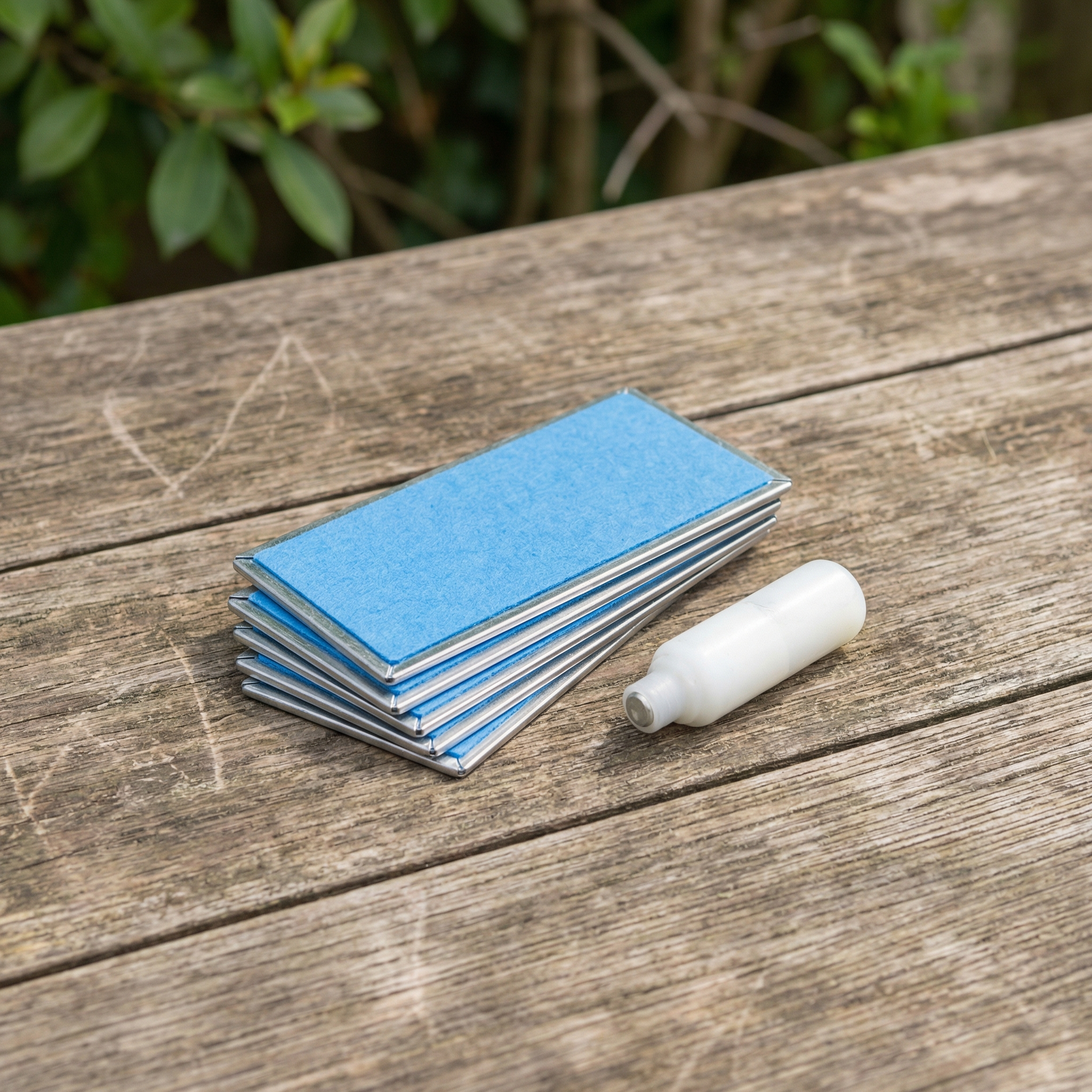 Mosquito repellent refill mats and cartridge shown as part of Thermacell-style refills and maintenance