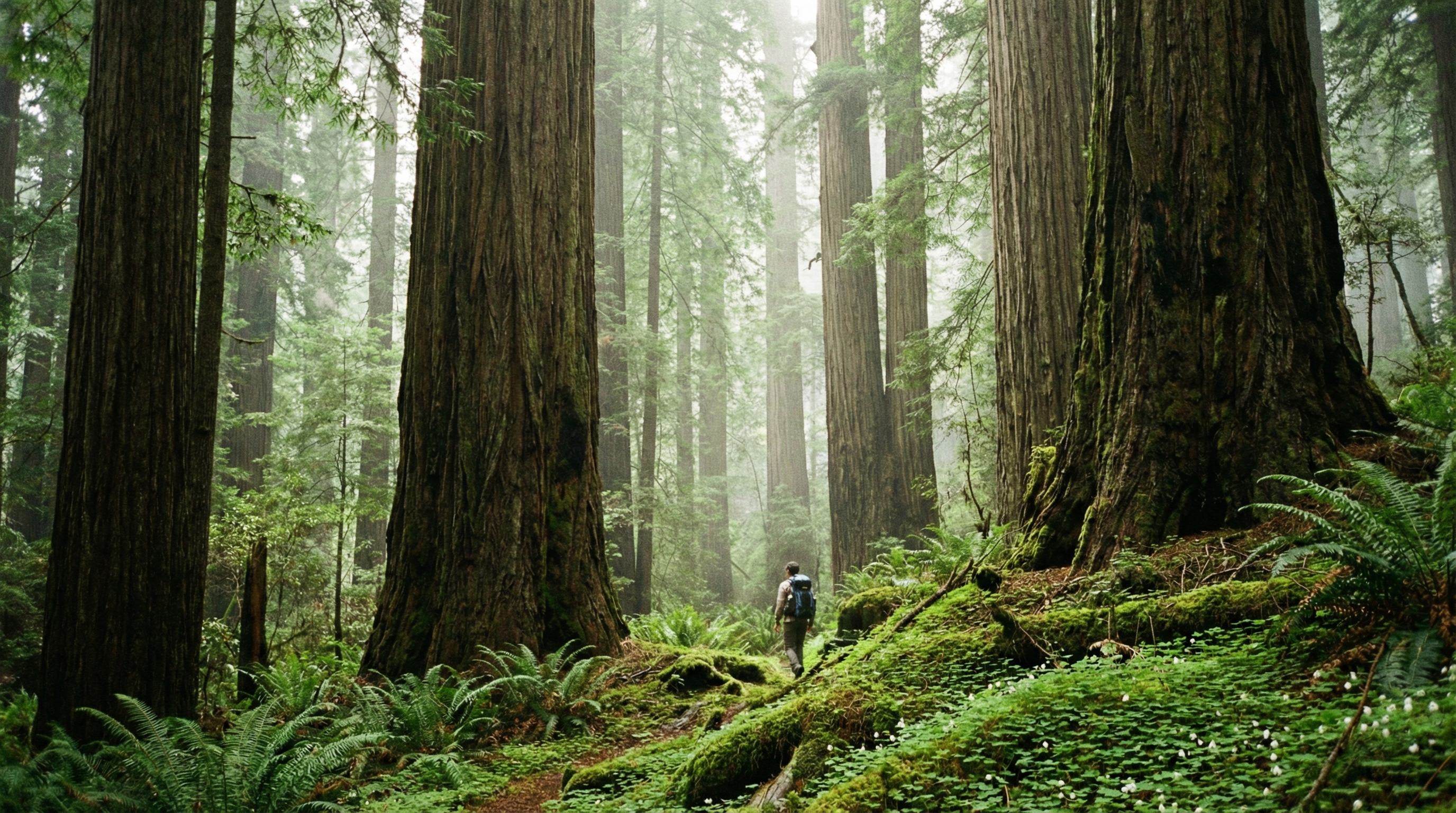 Redwood National and State Parks towering trees in California