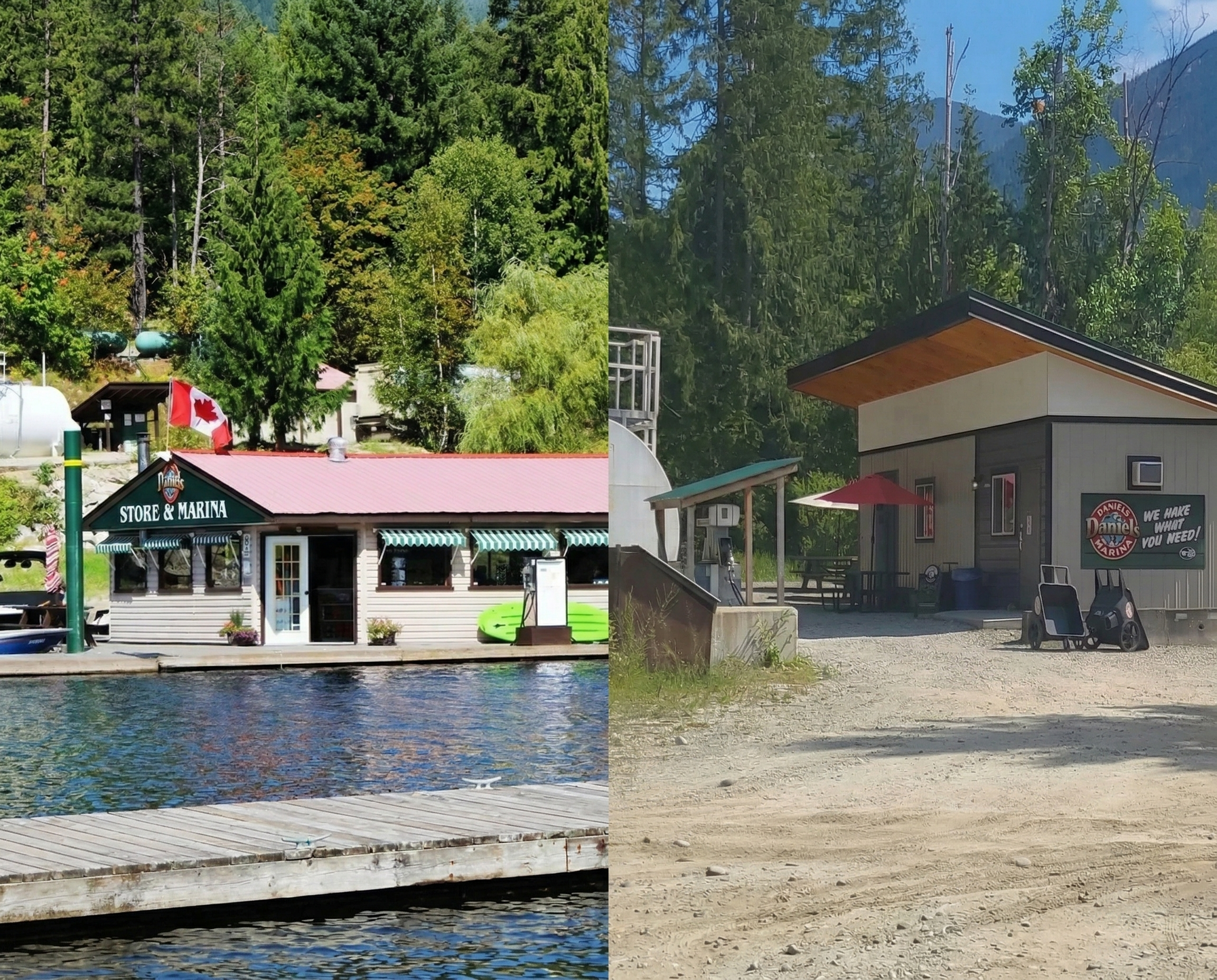 Daniels Store and Marina Seymour Arm BC