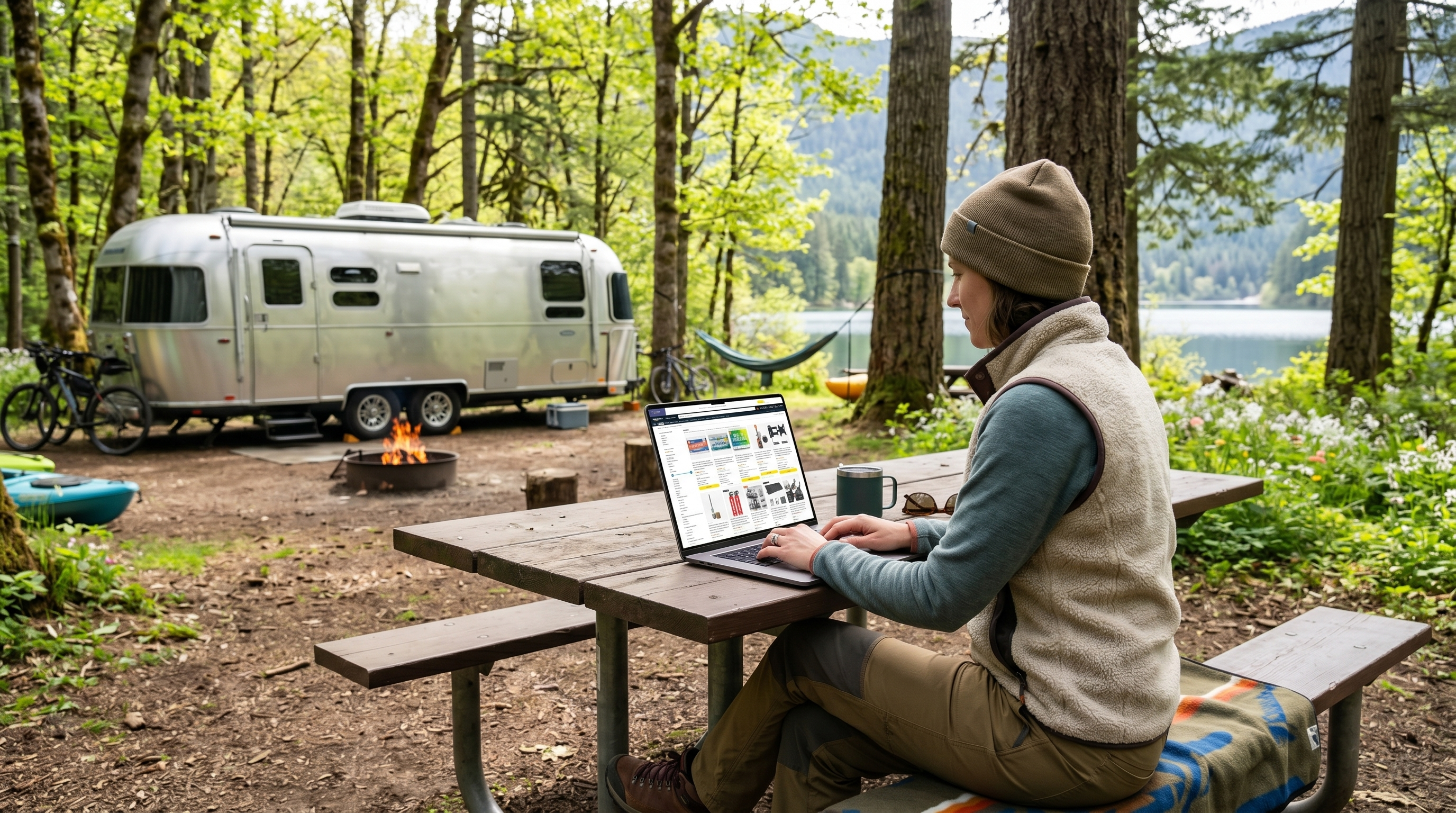 RV essentials gear shopping image