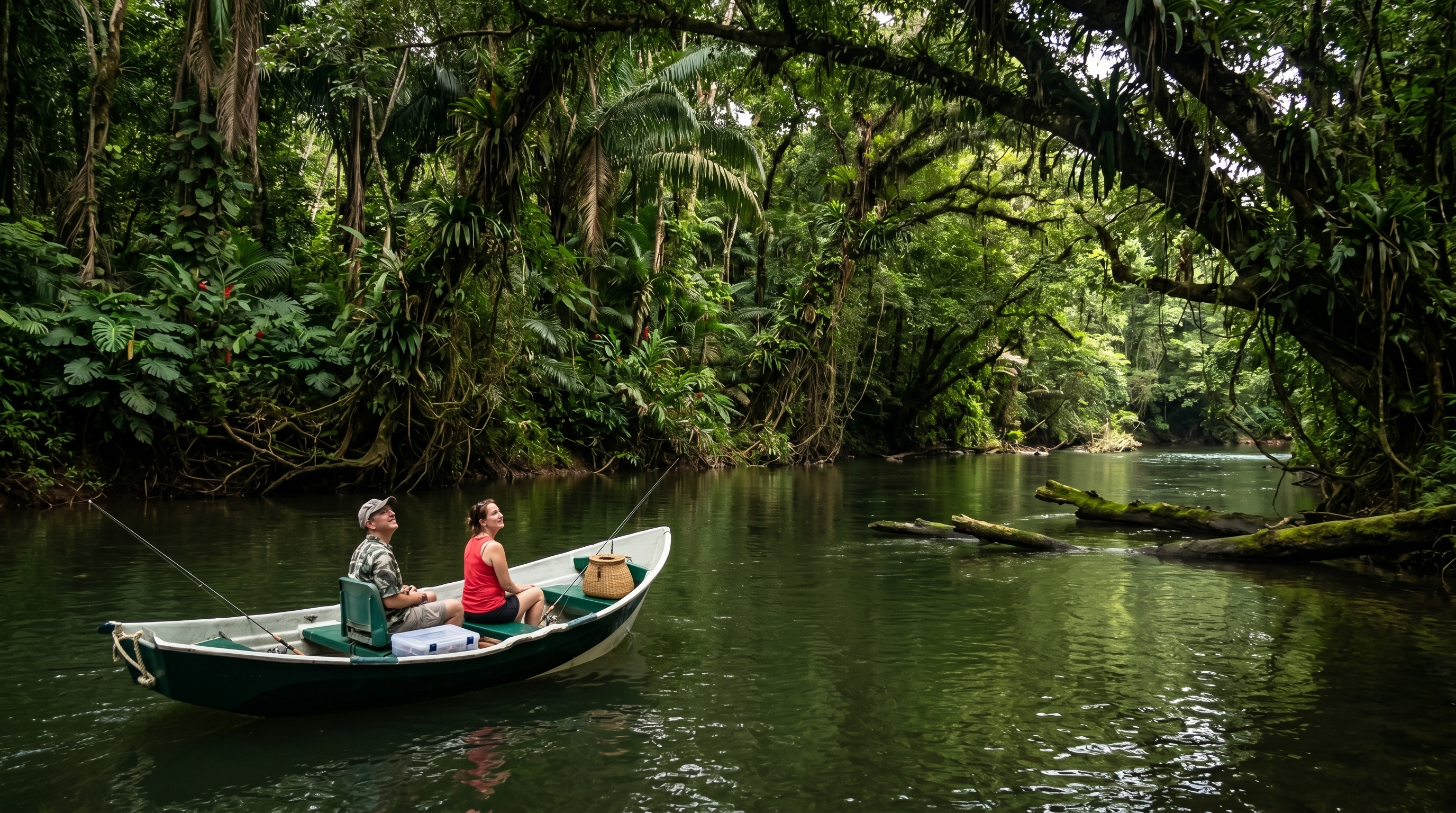 Tropical freshwater river in northern Costa Rica near the Río Niño