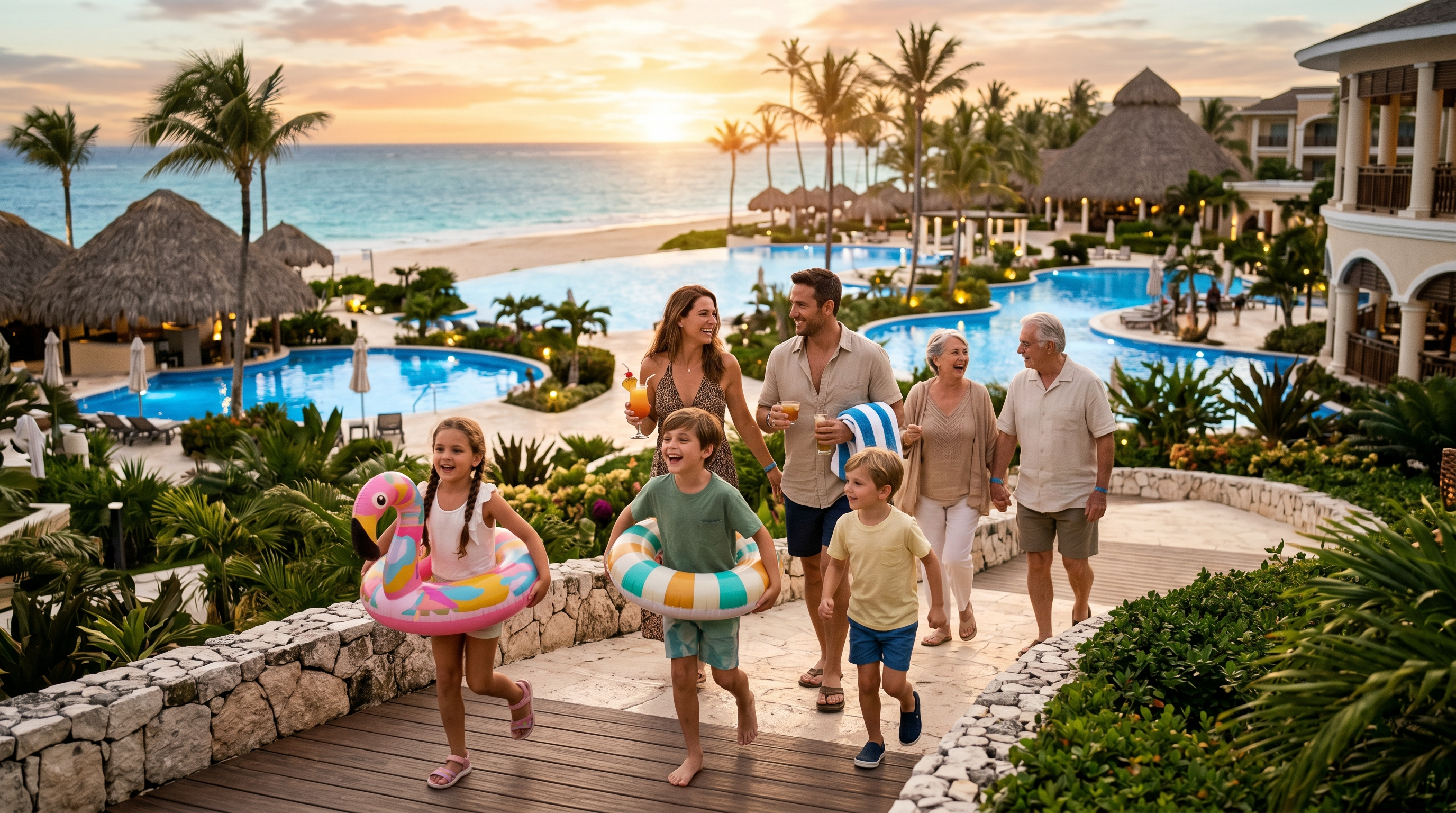 Luxury family all-inclusive tropical beach resort in 2026