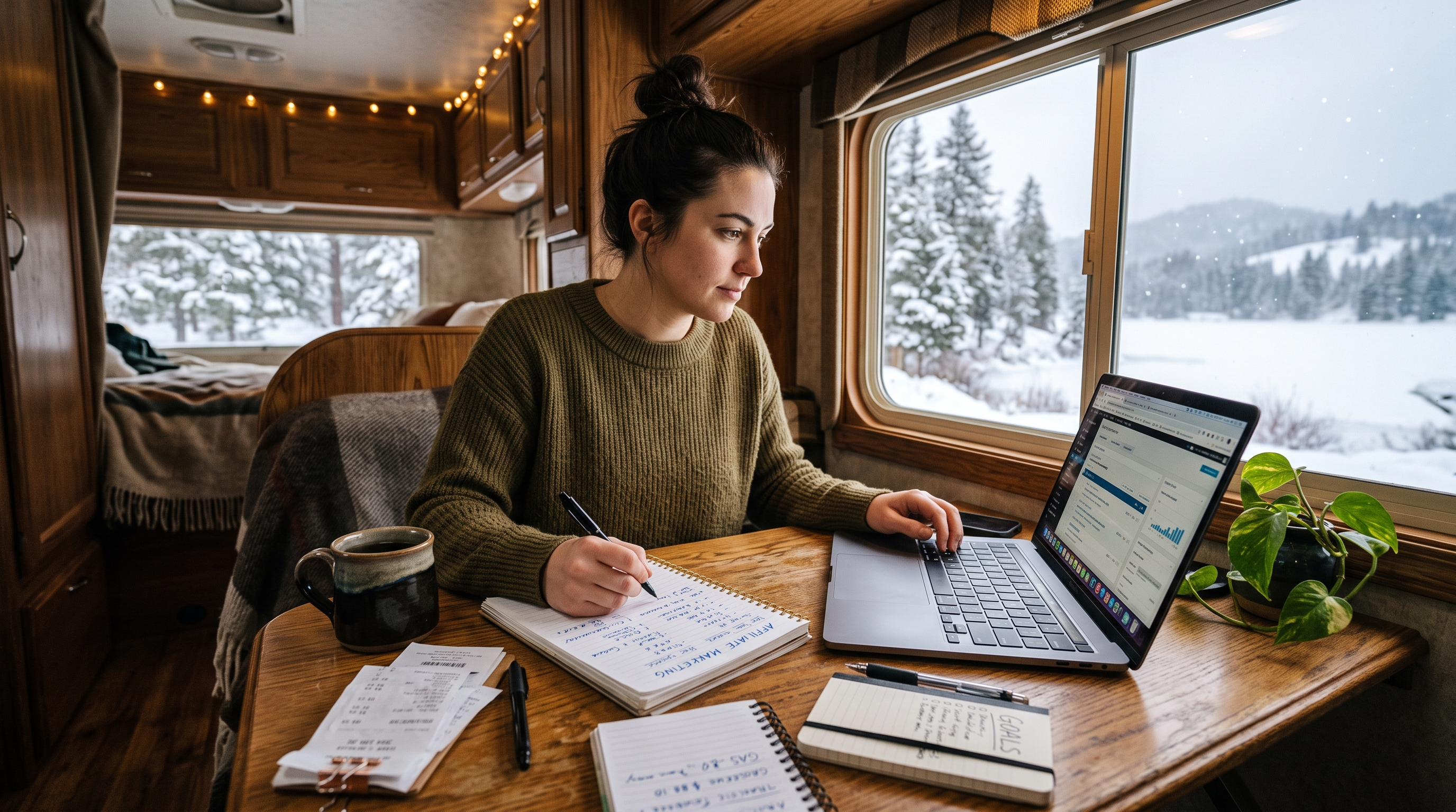 Building an affiliate business from scratch inside a real creator workspace