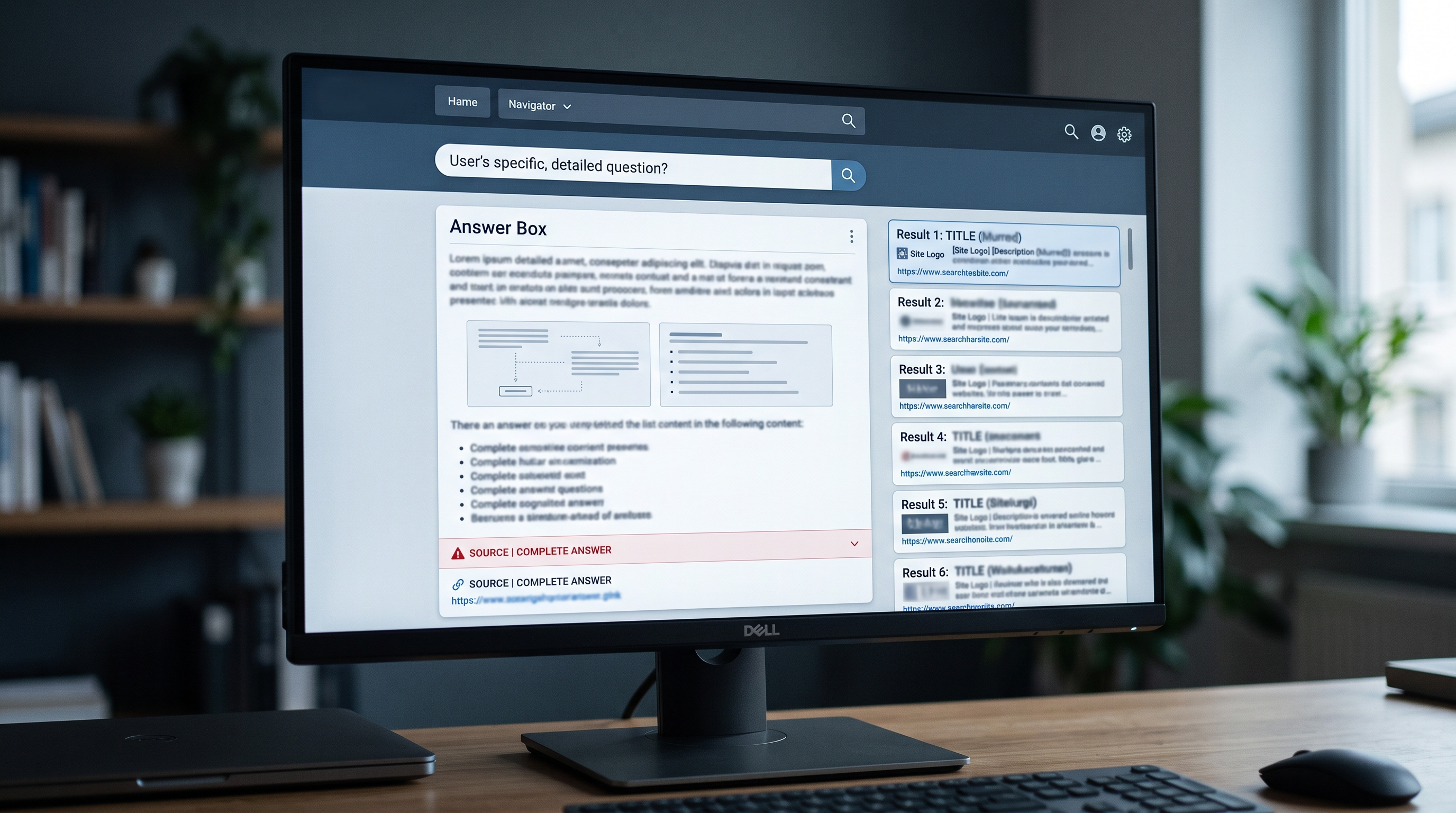 Search results changing from blue links into direct AI answers