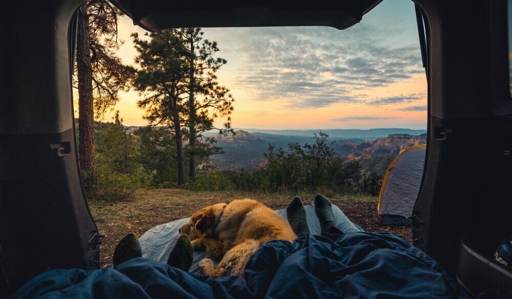 Relaxing in your Camper Van