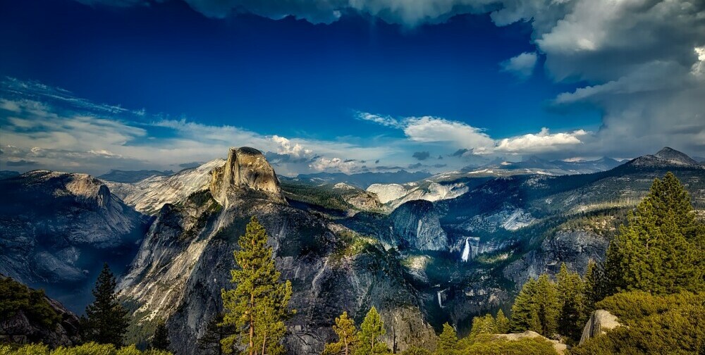 Stunning view of Yosemite National Park