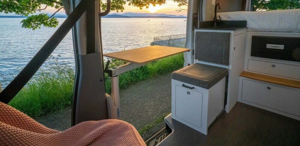 Inside the Cabana Camper Van