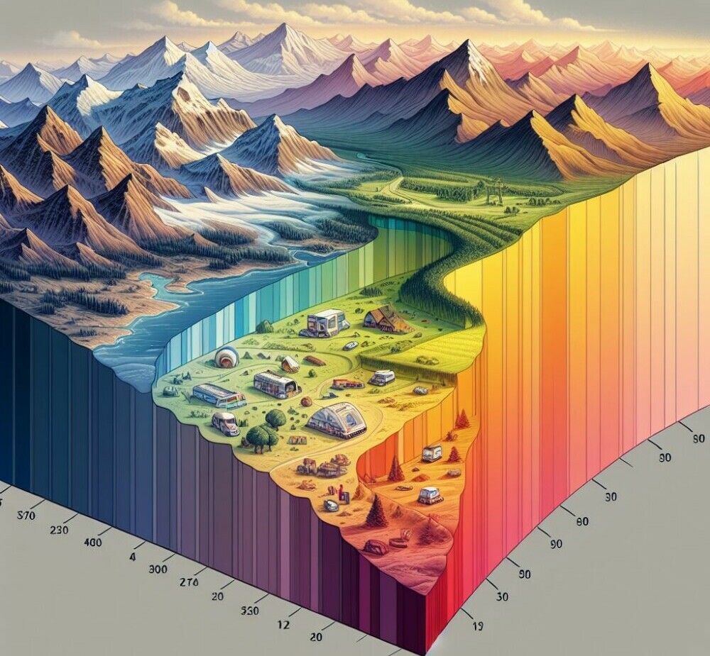 a visual spectrum to represent the diverse landscape of skepticism, helping readers visualize the range of perspectives regarding climate change within this section.