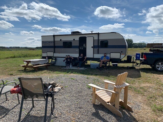 Harvest Host site in Didsbury, Alberta