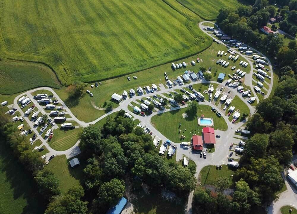 Communal areas at an rv park