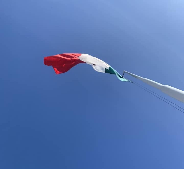 At the Mexico border crossing
