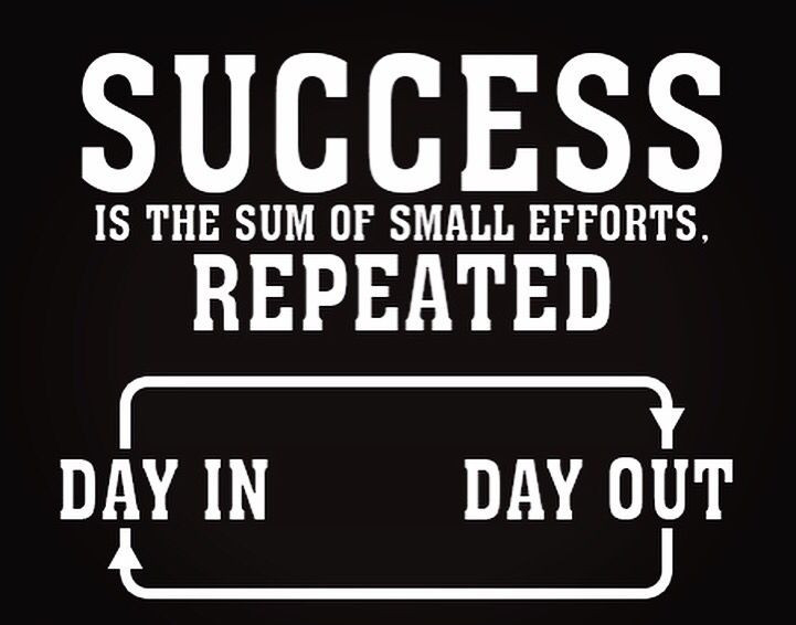 the secret of your success lies in your daily routine