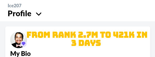 Moving Up In Ranking!