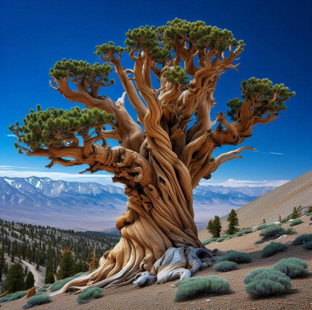 Bristlecone pine, The Longevity Of Trees Vs. Animals: Reflections On Life.
