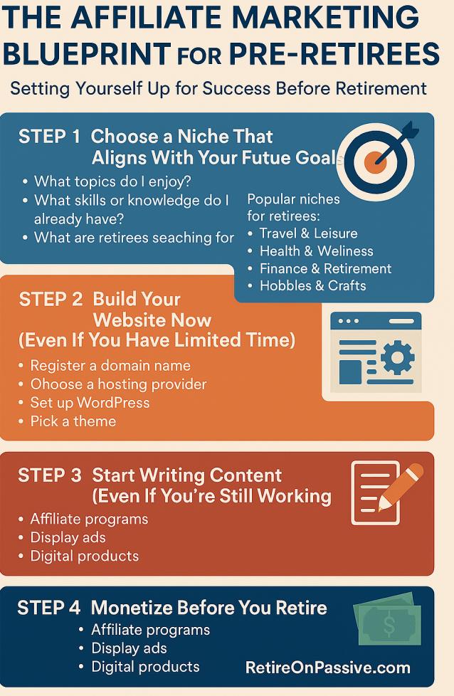 The Affiliate Marketing Blueprint for Pre-Retirees: Setting Yourself Up for Success Before Retirement