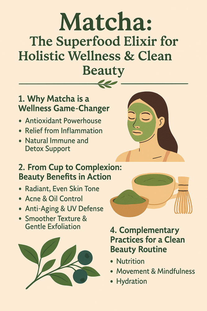 Matcha: The Superfood Elixir for Holistic Wellness & Clean Beauty 