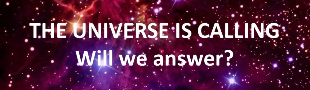 universe is calling to the still small voice banner for The Timeless Struggle: The Entrepreneurial Journey.