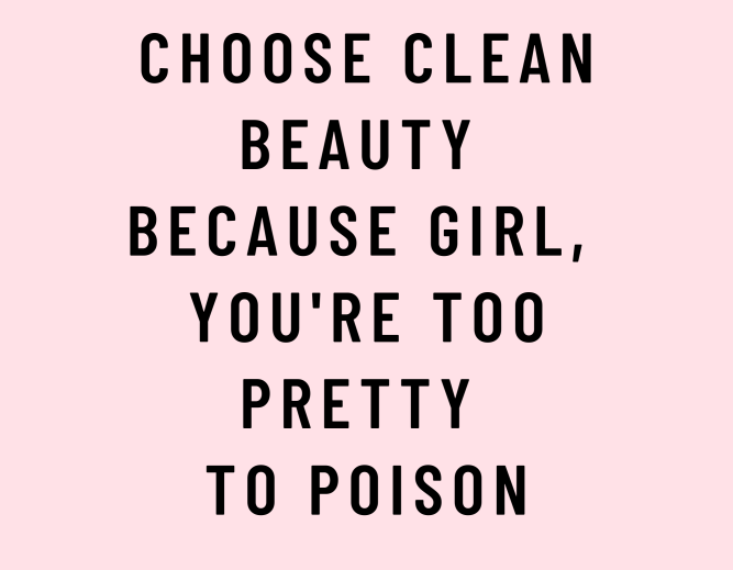 why choose clean beauty graphic