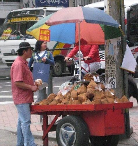 Columbian street food