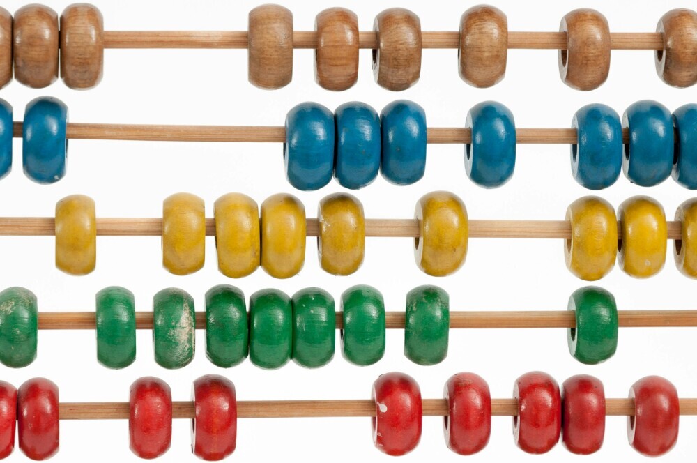An abacus, just one tool for counting. An abacus, just one tool for counting.