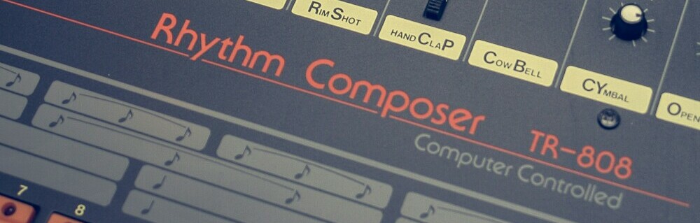 The Roland TR-808 rhythm composer