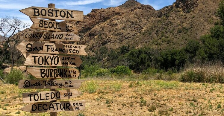 The sign post from M*A*S*H