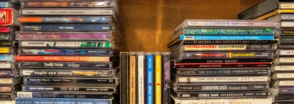 A selection of CDs