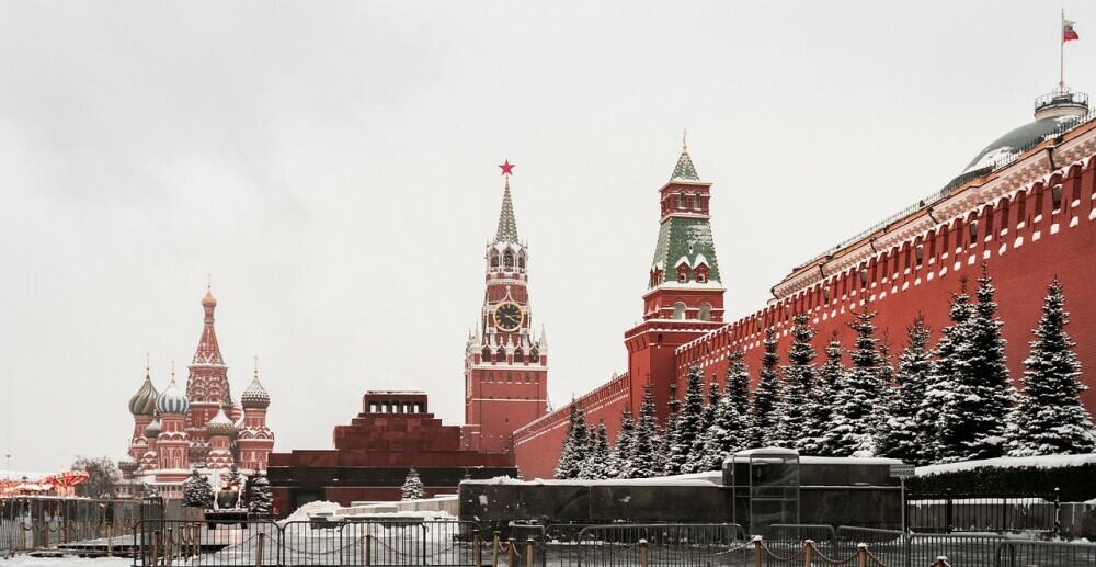 Red Square in the snow