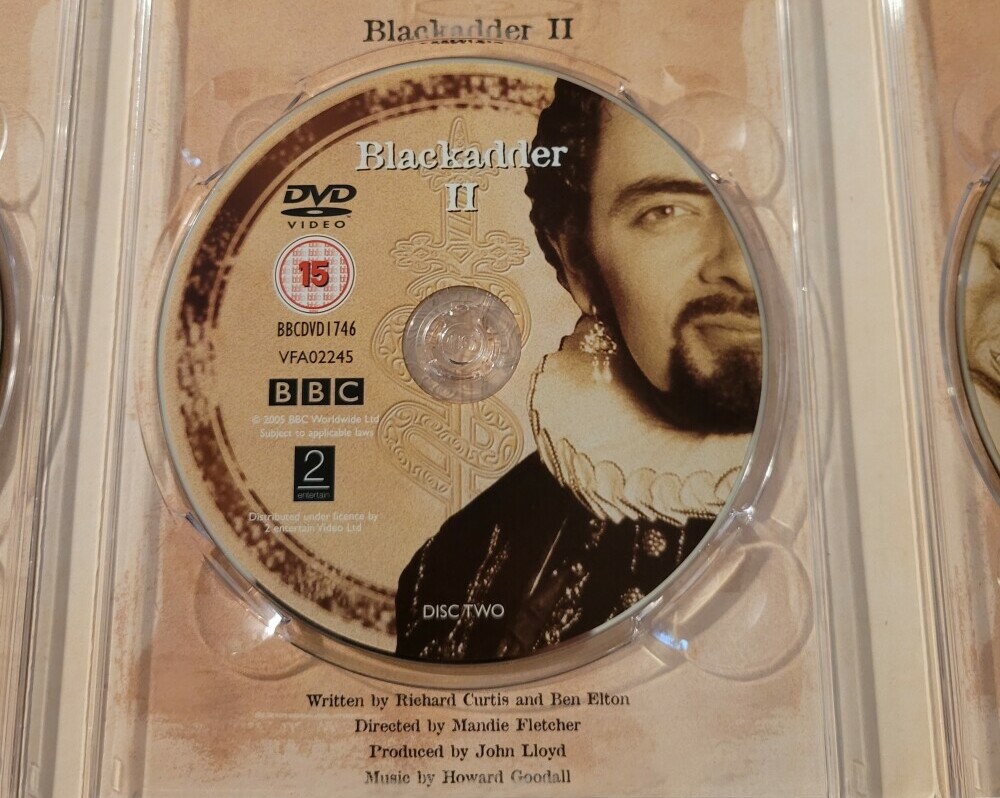 Blackadder II DVD in its case
