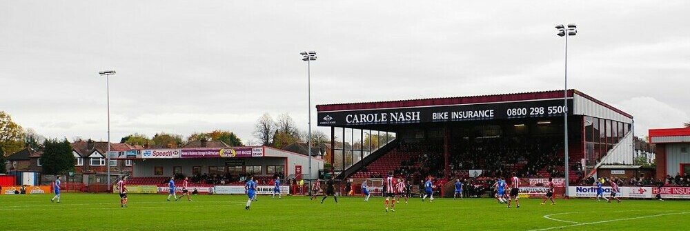 Altrincham F.C. playing at home