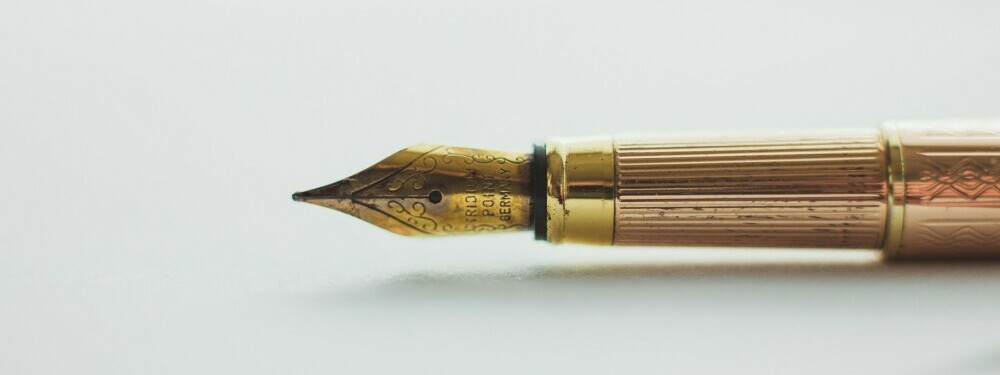 a fountain pen, possibly Dave's