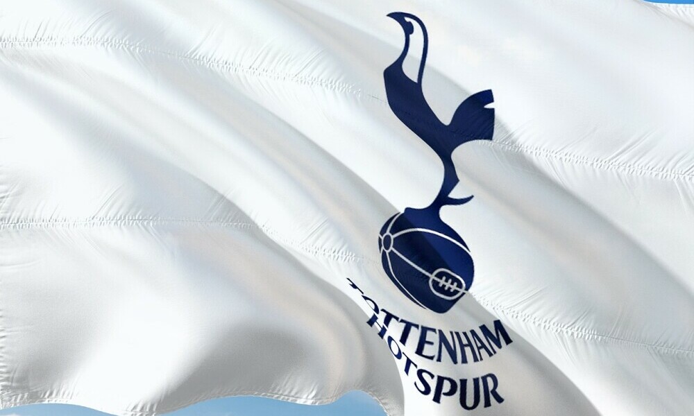 A Tottenham Hotspur flag A Tottenham Hotspur flag