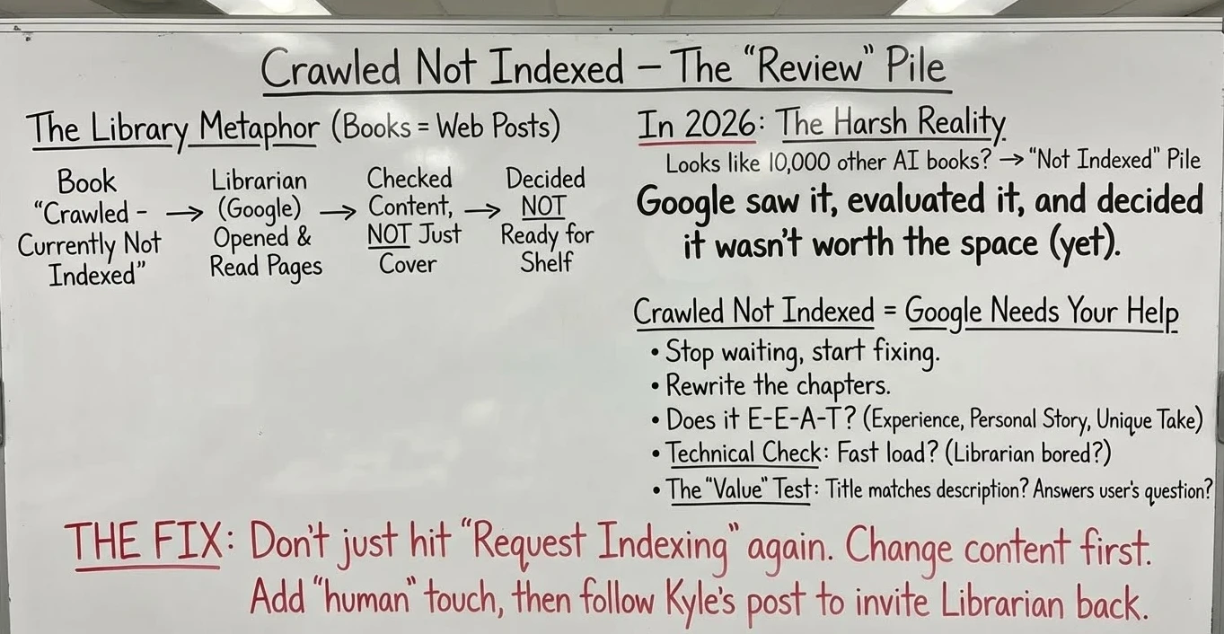 Crawled - Not Indexed
