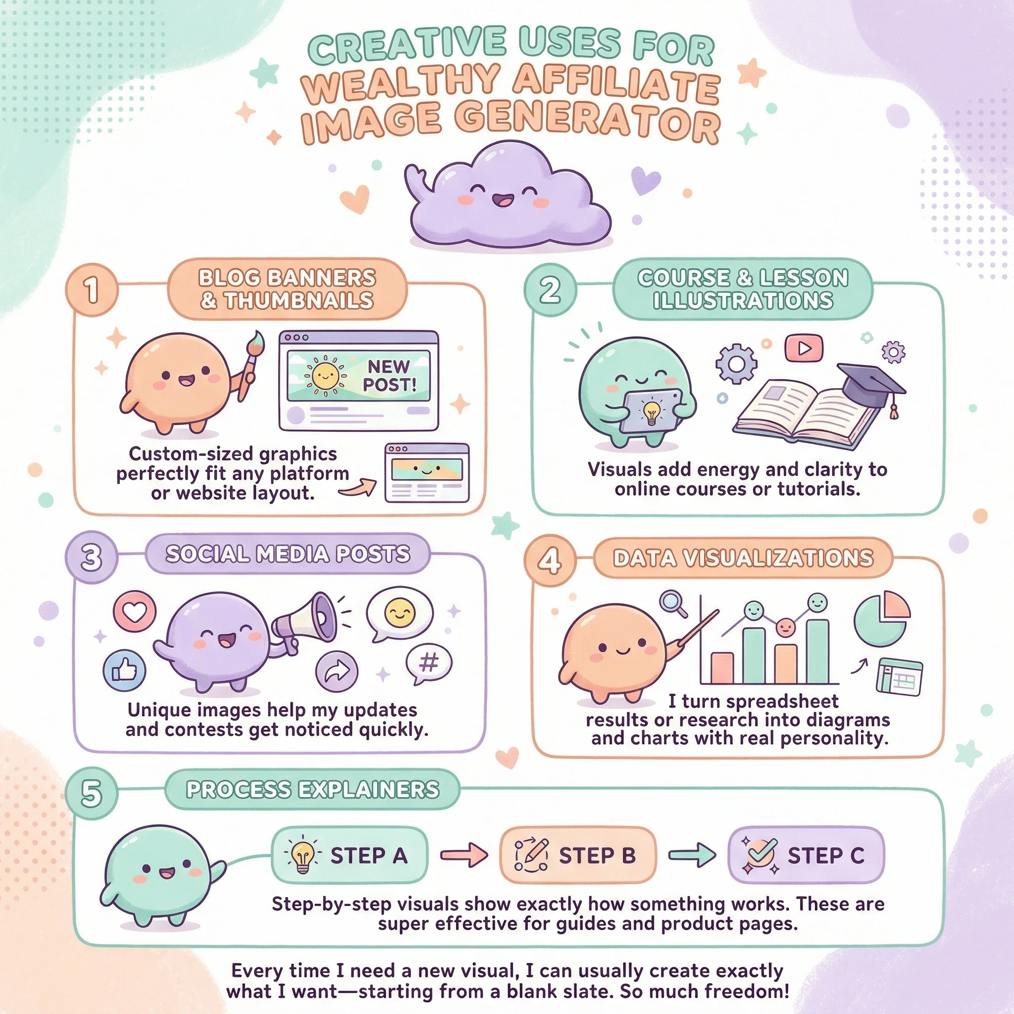 The Hidden Power Inside The Wealthy Affiliate Image Generator That Almost No One Is Using 8 Infographic in Pastel