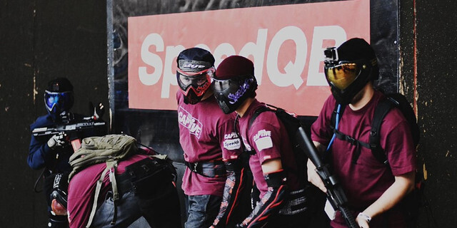 Players about to play a SpeedQB match