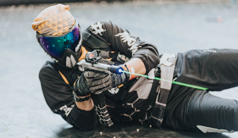 Player Executing a dive slide