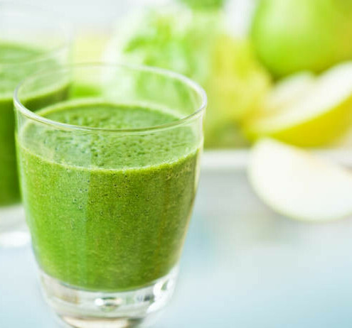 Revitalise And Refresh The Ultimate Detox Green Smoothie image 9 two glasses of green smoothie frosted fusions