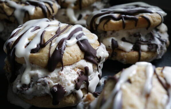 S'mores Homemade Ice Cream Recipe Ideas image 9 smores ice cream sandwiches frosted fusions